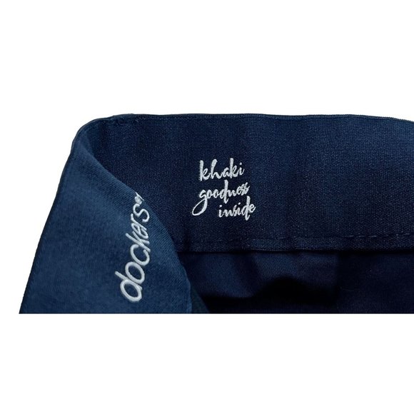 Dockers Khaki Woman's Size 4 Curve Navy Blue with Tags - Picture 12 of 14